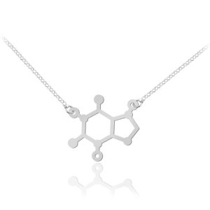 Srebrny naszyjnik Kofeina