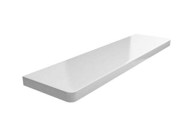 Parapet Laminowany MDF Biały Połysk 2,5cm Wilgocioodporny
