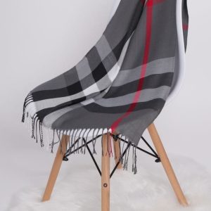 CIEPŁY SZALIK DAMSKI Cashmere ANGIELSKA KRATA SZA-28