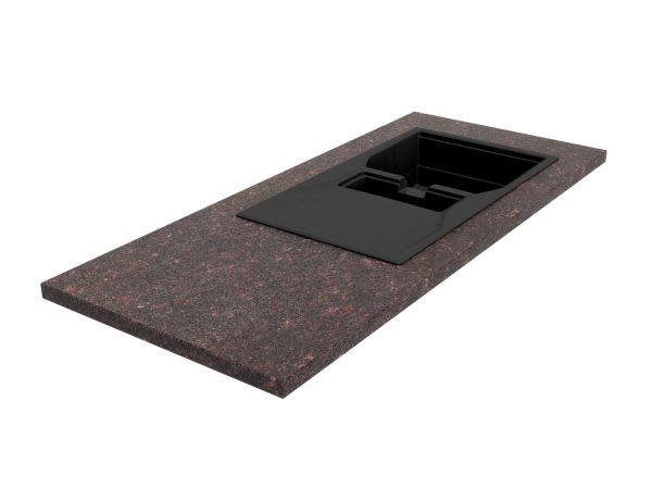 Blat kuchenny z granitu Tan Brown 2cm LAPPATO