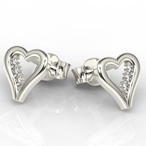 Kolczyki ze złota z brylantami LPK-41B