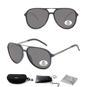 Okulary przeciwsłoneczne z polaryzacją pilotki Montana MP8B granatowe