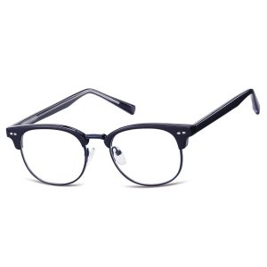 Okulary zerówki owalne oprawki korekcyjne 879C granatowy