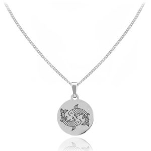 Srebrny Naszyjnik Karpie Koi