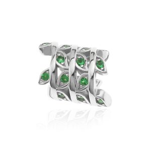 Srebrny Charms Beads - Gałązka