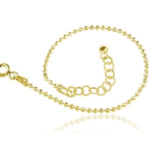 Bransoletka Ariadna II - Kulki - 24k złocenie