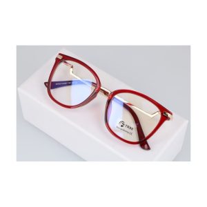 Okulary kocie do komputera damskie z filtrem BLUE Light zerówki 2566-1