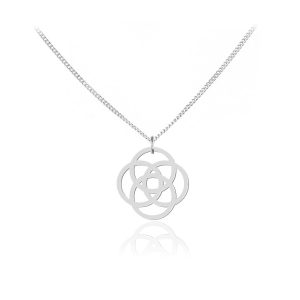 Srebrny naszyjnik Ikigai