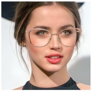 Okulary kocie do komputera damskie z filtrem BLUE Light zerówki 2585-5