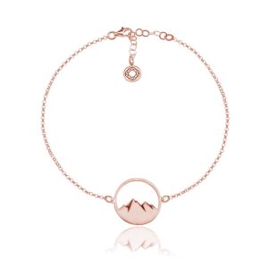 Bransoletka góry - rose gold
