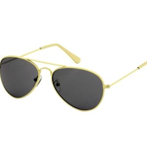 Pilotki okulary aviator dziecięce Sunoptic 956C żółto-czarne