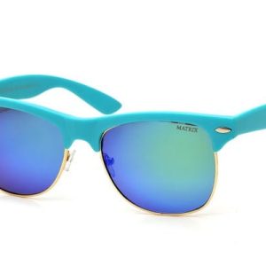 Okulary Półramki MP-744 Polaryzacyjne turkusowe