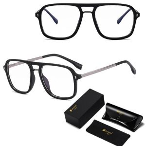 Okulary pilotki zerówki do komputera BLUE LIGHT z flexami 25131A ze skazą