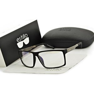 Okulary męskie z filtrem BLUE LIGHT do komputera korekcyjne EST-104K-1M Estillo ze skazą