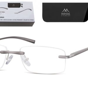 Patentki Bezramkowe Asferyczne Okulary aluminiowe do Czytania Montana MR68A moc: +2.5