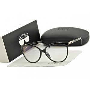 Okulary damskie z filtrem BLUE LIGHT do komputera korekcyjne EST-108K-1 Estillo