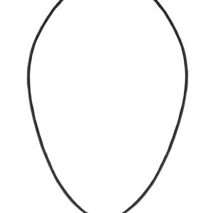 Naszyjnik Rzemień z okuciami - 1,5 mm - rose gold