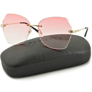 Okulary przeciwsłoneczne Muchy oversize damskie STD-57 ze SKAZĄ!