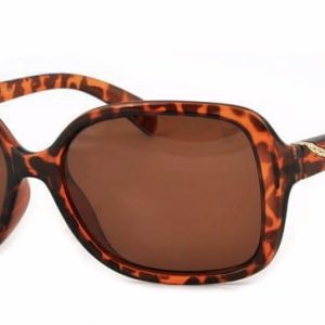 Okulary damskie w panterkę VELO V-135A muchy polaryzacyjne