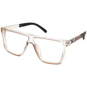 Okulary Prostokątne do komputera z filtrem BLUE LIGHT Pełne szkło Zerówki 2562-4