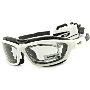 Fotochromowe okulary rowerowe przeciwsłoneczne GOGGLE T421-3R Korekcja + Pasek + Gąbka