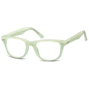 Okulary dziecięce zerówki prostokątne oprawki korekcyjne PK10F seledynowy
