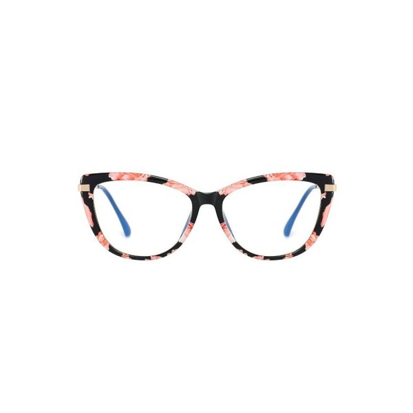 Kocie Okulary damskie z filtrem BLUE Light do komputera zerówki 2546-2