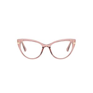 Okulary kocie do komputera damskie z filtrem BLUE Light zerówki 2567-2