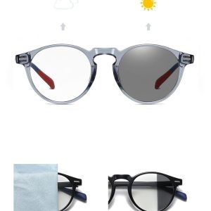 2w1 Okulary Lenonki do komputera BLUE LIGHT i przeciwsłoneczne FOTOCHROMOWE 2599B
