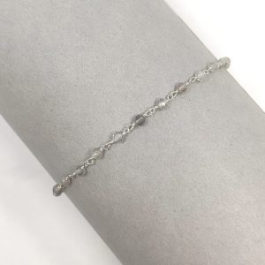 Srebrna Bransoletka Bianca z Labradorytem