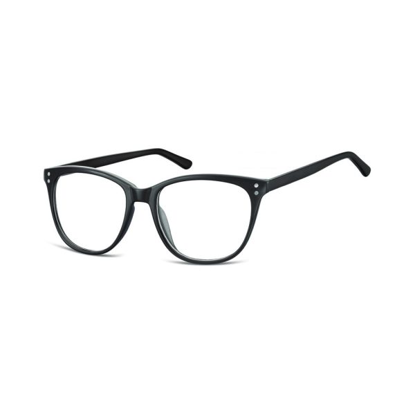 Okulary oprawki zerówki korekcyjne Unisex Sunoptic AC22 czarne