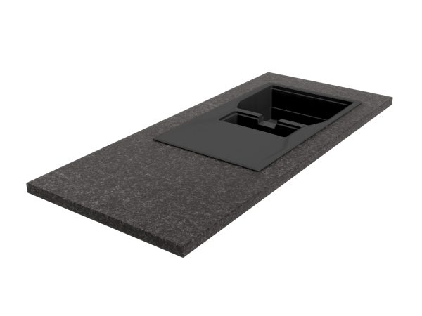 Blat kuchenny z granitu Black Antracite 3cm LAPPATO