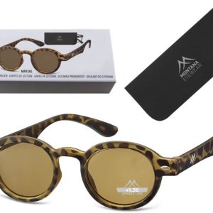 Przyciemniane Asferyczne Okulary do czytania moc: +2.0 Lenonki Montana MR92AS