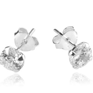 Kolczyki z Cyrkonią Bling - 6 mm