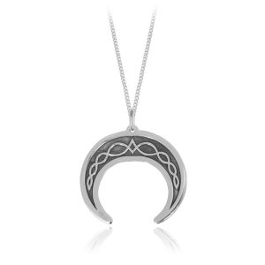 Srebrny naszyjnik Erie z księżycem