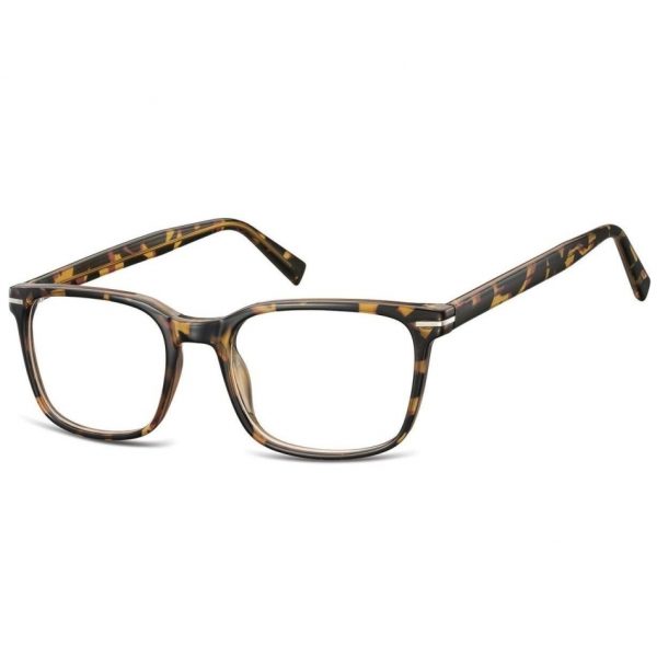 Okulary oprawki korekcyjne Nerdy zerówki Sunoptic CP119E brown/red