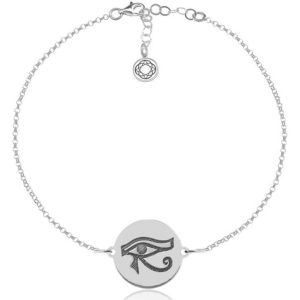 Bransoletka srebrna Oko Horusa - Grawer