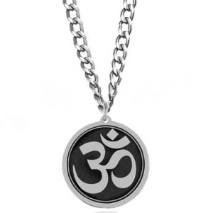 Naszyjnik manrta na łańcuszku Om Aum Grawer