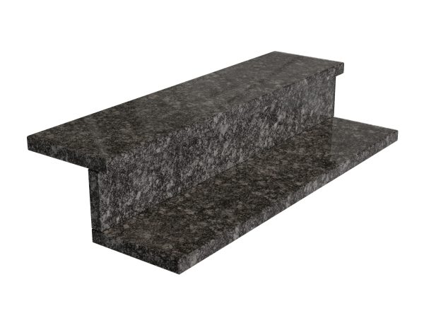Schody granitowe Steel Grey 2cm