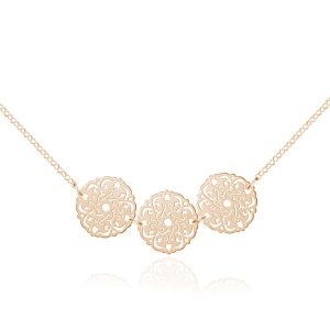 Naszyjnik Rozety Sophie - rose gold