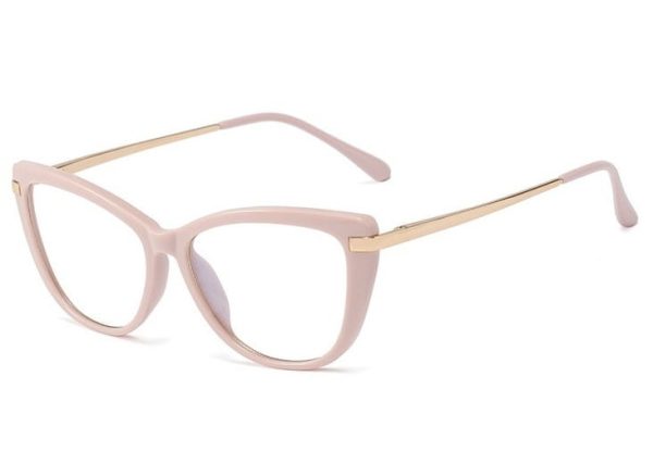 Kocie Okulary damskie z filtrem BLUE Light do komputera zerówki 2546-4