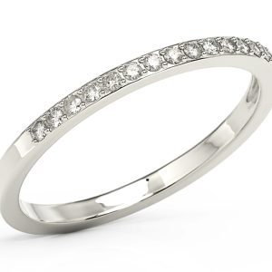 Pierścionek z białego złota z brylantami BP-7915B-D