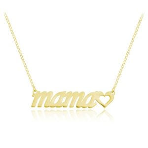 Naszyjnik Mama - 24k złocenie