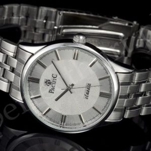 Zegarek na bransolecie PACIFIC - MALAGA - silver (zy534a)