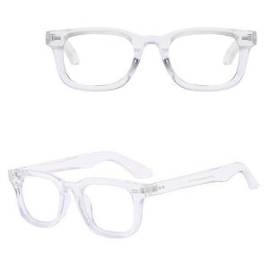 Okulary Nerdy zerówki do komputera z filtrem BLUE LIGHT STL44H bezbarwne + akcesoria