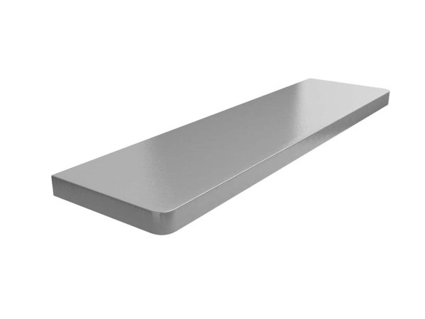 Parapet Laminowany MDF Aluminium 58 3cm Wilgocioodporny