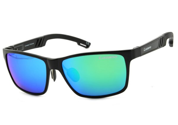 Okulary LOZANO LZ-330D Polaryzacyjne aluminiowe Nerdy