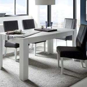 Stół nierozkładany biały mat 180 x 90 cm Paradise