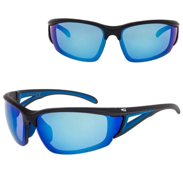 Okulary przeciwsłoneczne sportowe z Anti-Fog GOG E274-2 czarny/niebieski