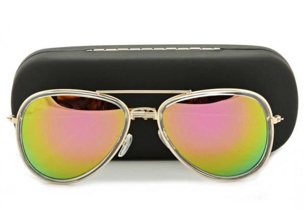 Okulary Pilotki Przeciwsłoneczne Lustra STR-483A